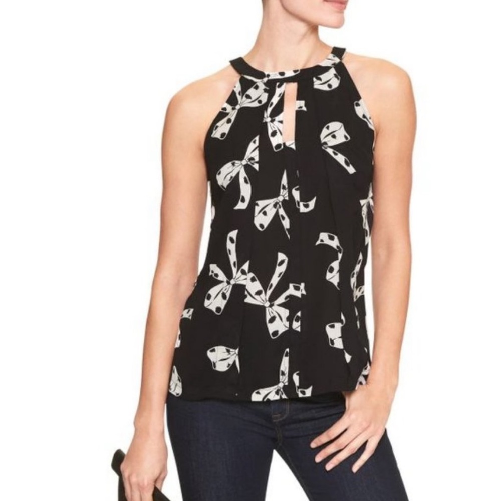 Banana Republic Bow Halter Top‎